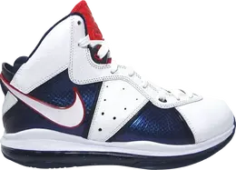 Nike: Белые кроссовки  Lebron 8