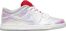 Nike: Серебристые кроссовки  Dunk Low Pro SB