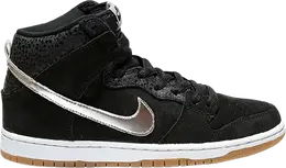 Nike: Чёрные кроссовки  Dunk High