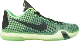 Nike: Зелёные кроссовки  Kobe 10