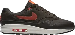 Nike: Коричневые кроссовки  Air Max 1 Premium