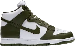 Nike: Кроссовки  Dunk High цвета хаки