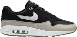 Nike: Чёрные кроссовки  Air Max 1