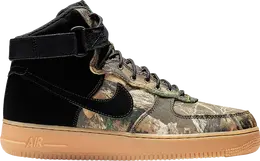 Nike: Коричневые кроссовки  Air Force 1 High