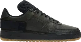 Nike: Чёрные кроссовки  Air Force 1 Type