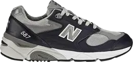 New Balance: Синие кроссовки 