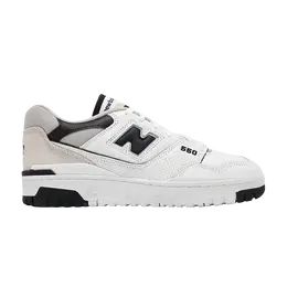 New Balance: Белые кроссовки  550
