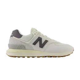 New Balance: Белые кроссовки  574