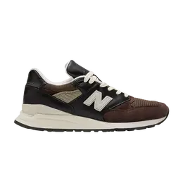 New Balance: Коричневые кроссовки 