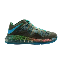 Nike: Зелёные кроссовки  Air Max Lebron 10 Low