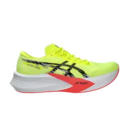 Asics: Жёлтые кроссовки 