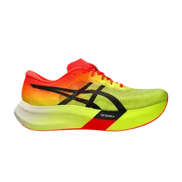 Asics: Жёлтые кроссовки 