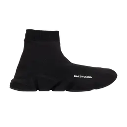 Balenciaga: Чёрные кроссовки  Speed