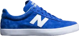 New Balance: Голубые кроссовки 
