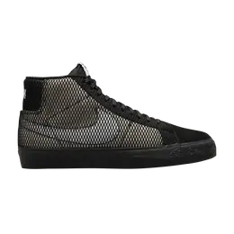 Nike: Чёрные кроссовки  Blazer Mid Premium