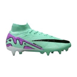 Nike: Зелёные кроссовки  Mercurial