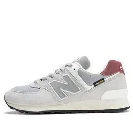 New Balance: Серые кроссовки  574