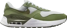 Nike: Зелёные кроссовки  Air Max