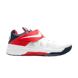 Nike: Белые кроссовки  Zoom KD 4