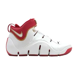 Nike: Белые кроссовки  Zoom Lebron 4