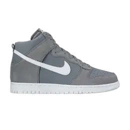 Nike: Серые кроссовки  Dunk High