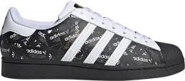 Adidas: Чёрные кроссовки  Superstar