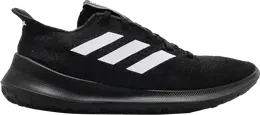 Adidas: Чёрные кроссовки 