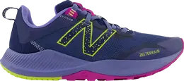 New Balance: Голубые кроссовки 