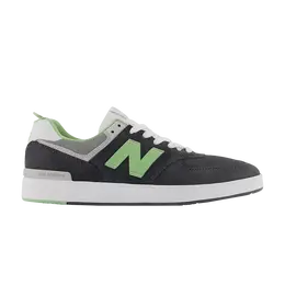 New Balance: Серые кроссовки  574
