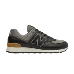New Balance: Чёрные кроссовки  574