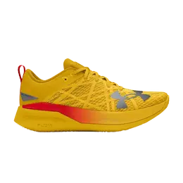 Under Armour: Жёлтые кроссовки 