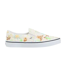 Vans: Белые кроссовки  Classic Slip On