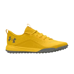 Under Armour: Жёлтые кроссовки 