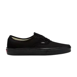 Vans: Чёрные кроссовки  Authentic