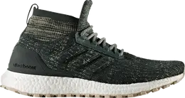 Adidas: Зелёные кроссовки  UltraBoost