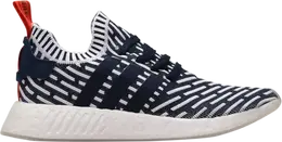 Adidas: Синие кроссовки  NMD_R2 Primeknit