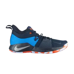 Nike: Синие кроссовки 