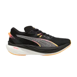 PUMA: Чёрные кроссовки  Deviate Nitro