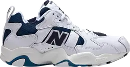 New Balance: Белые кроссовки 
