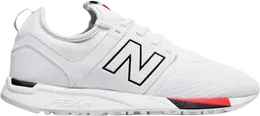 New Balance: Белые кроссовки 