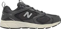 New Balance: Серые кроссовки 