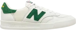 New Balance: Белые кроссовки 