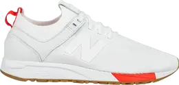 New Balance: Белые кроссовки 