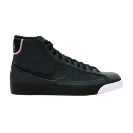Nike: Синие кроссовки  Blazer Mid Premium