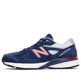 New Balance: Синие кроссовки 