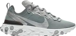 Nike: Серебристые кроссовки  React Element 55