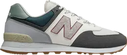 New Balance: Серые кроссовки  574