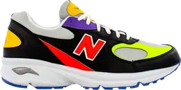 New Balance: Чёрные кроссовки 