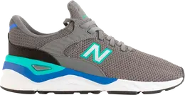 New Balance: Серые кроссовки 