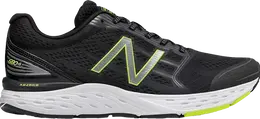 New Balance: Чёрные кроссовки 
